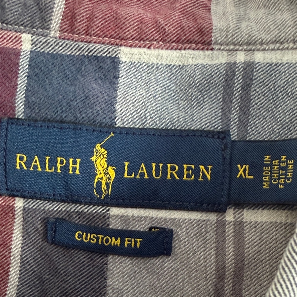 Polo Ralph Lauren Hunt Club Flannel Plaid Shirt - Picture 5 of 5